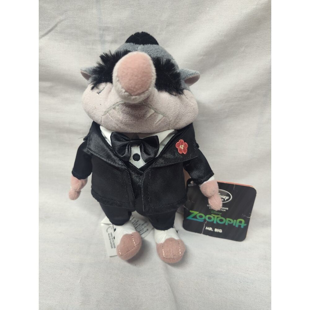 Disney Store Official Mr Big Small Plush Soft Toy Zootopia Zootropolis NEW
